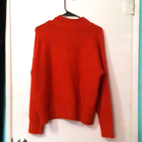 Universal Thread Mock Turtleneck Orange Sweater - Picture 2 of 7